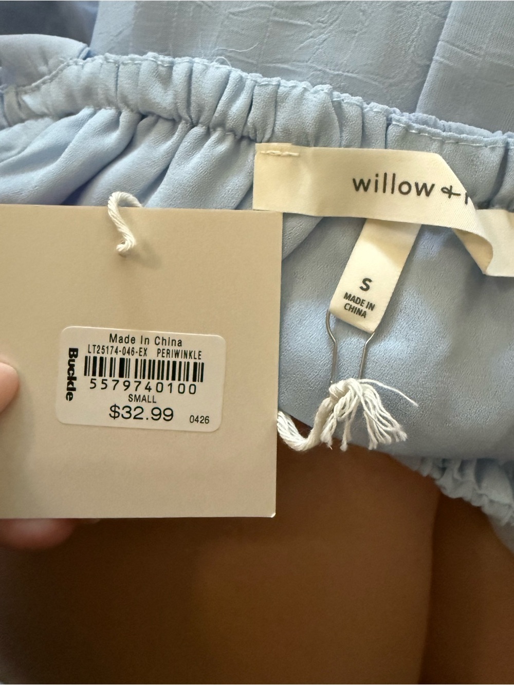NWT Willow + Root Textured Chiffon Tank Top - Picture 6 of 6